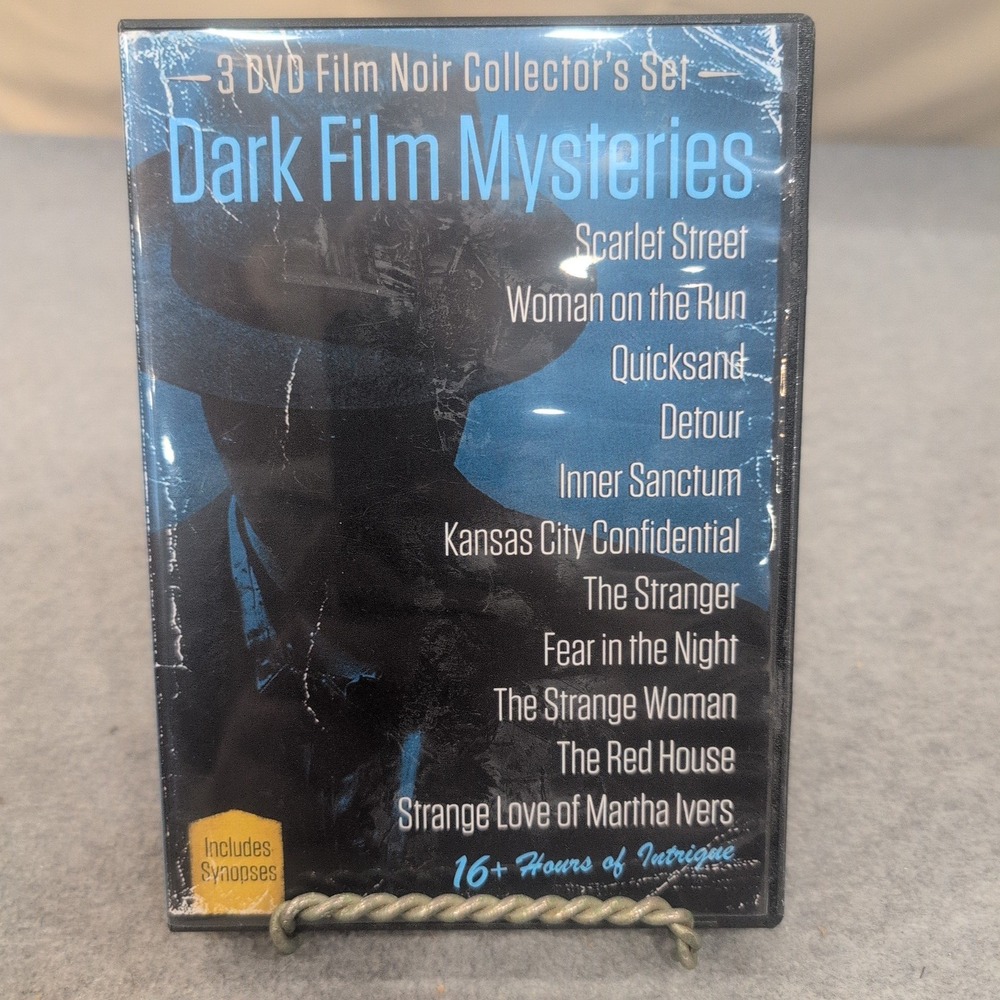 Dark Film Mysteries 3-DVD Collector's Set 11 Movies Film Noir FC-521 NEW - Picture 1 of 2